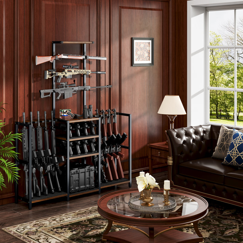 kepptory Indoor Gun Racks, Floor Standing Gun Display Stand